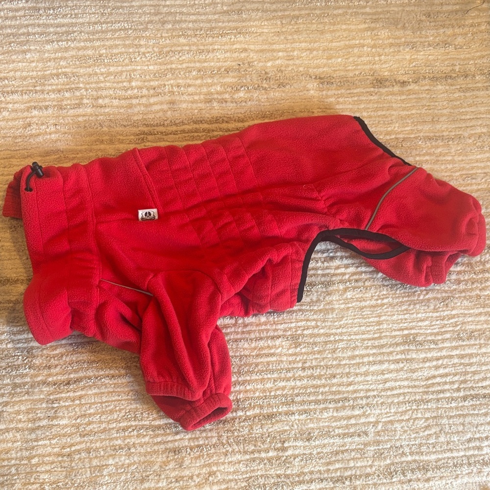Cozy Red Dog Jacket